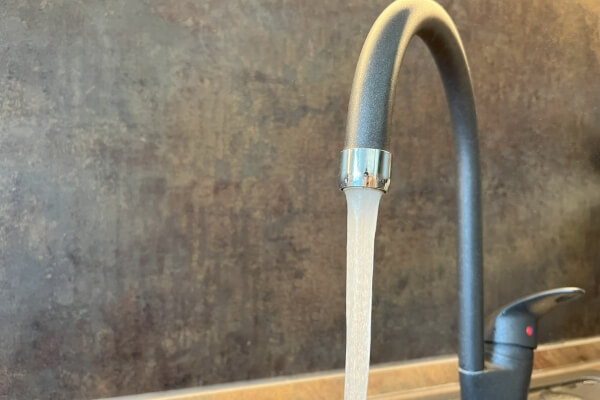hard water form tap