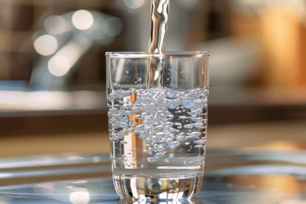 pouring water